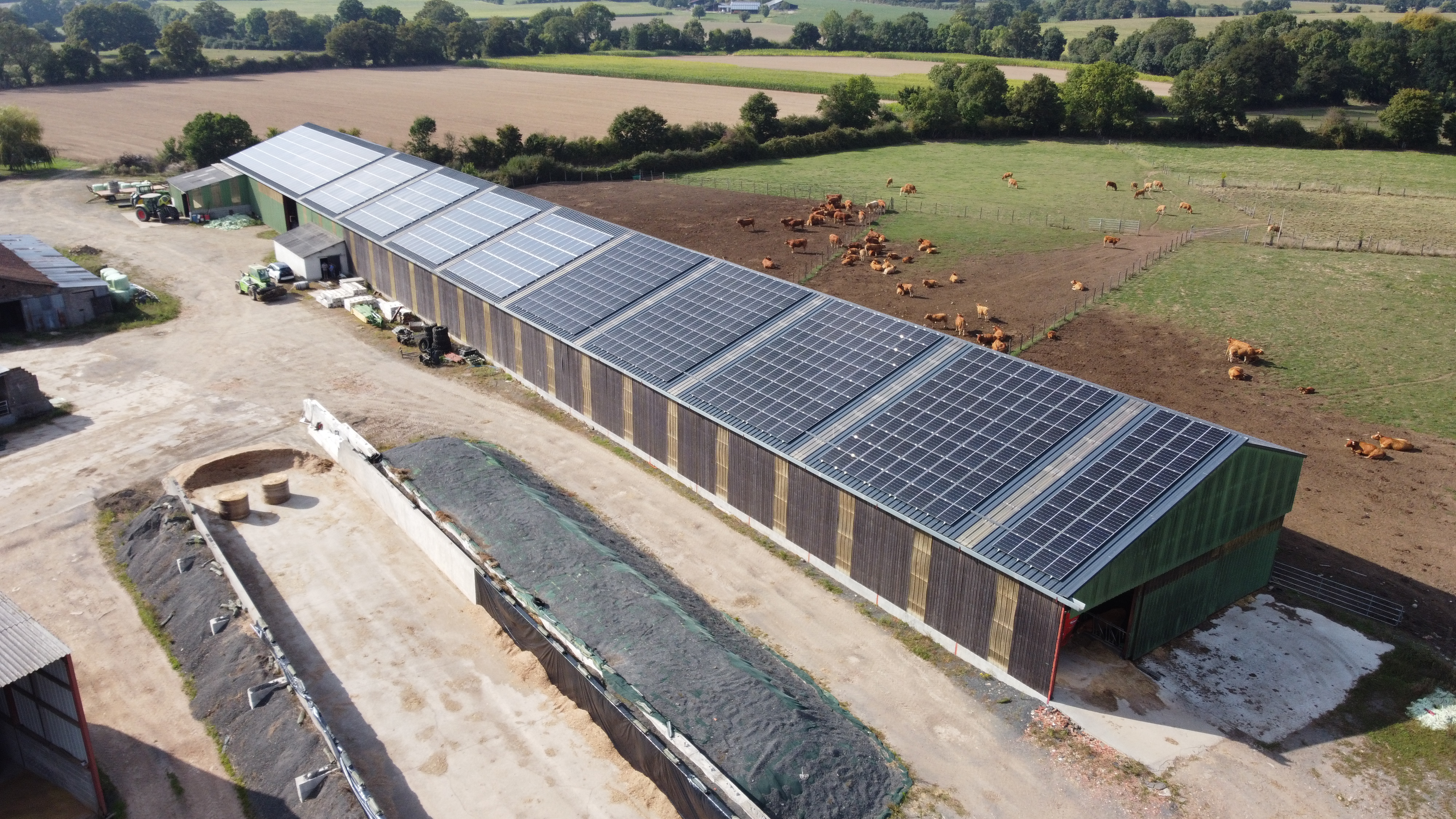 Projet photovoltaïque agricole à Vezins